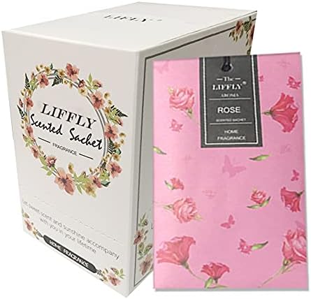 14 Packs Rose Scented Sachets for Drawers and Closets 1