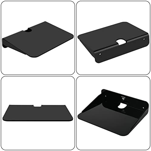 TXEsign Acrylic Floating Shelves 2 Pack Black