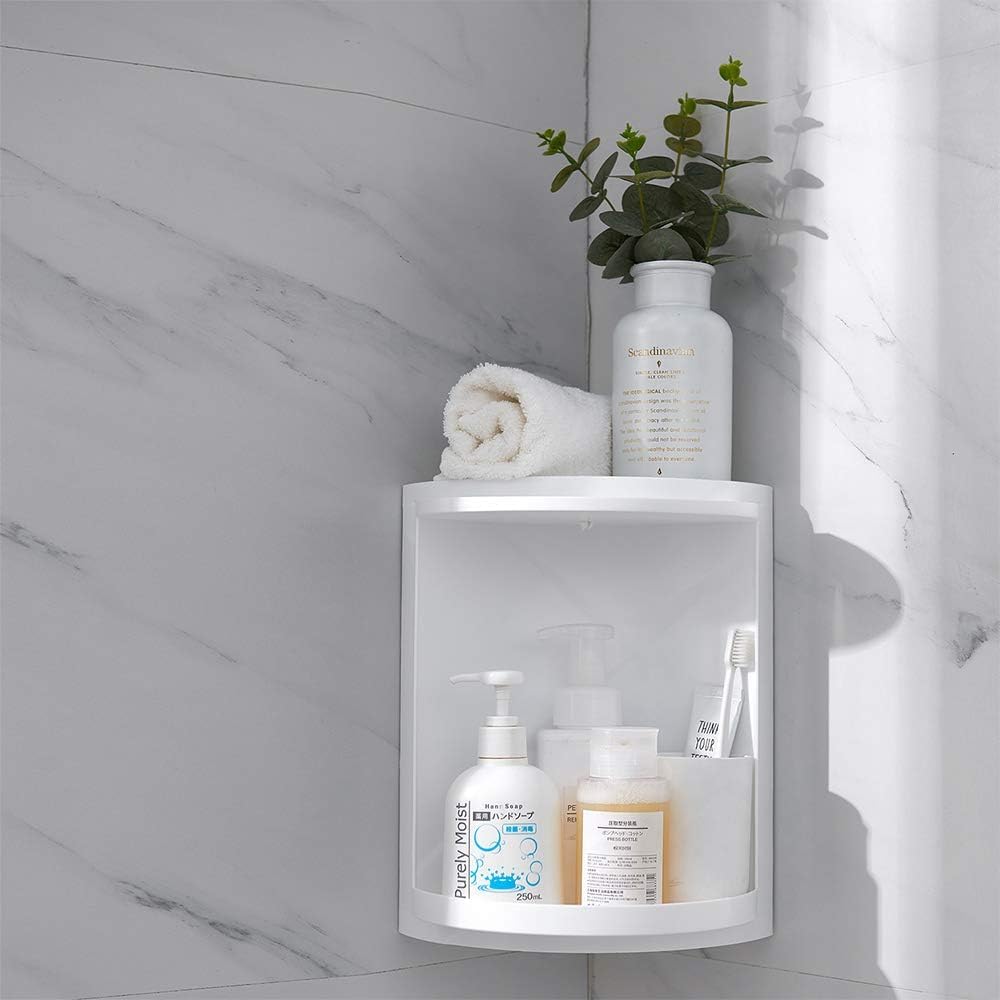 Multifunction Corner Shelf with Rotating Design