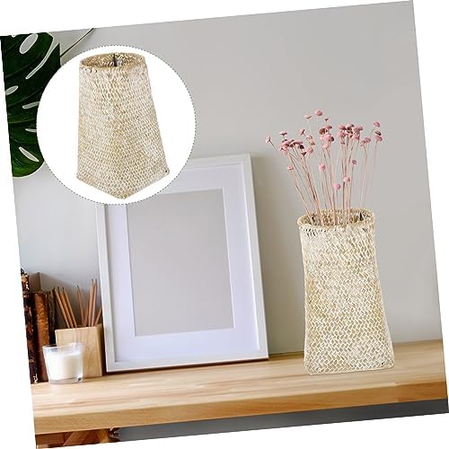Garneck Vintage Style Seagrass Woven Flower Vase