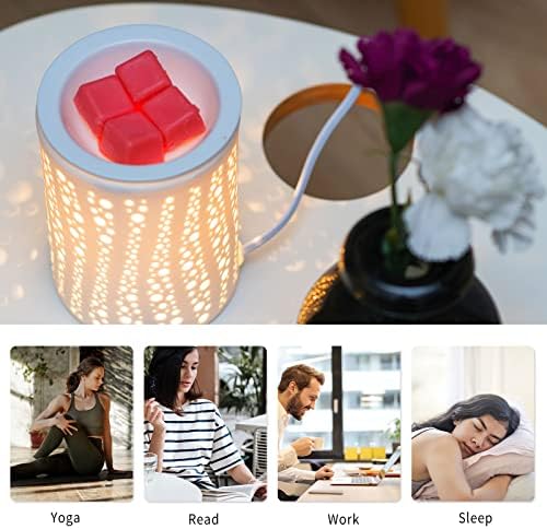 PALANCHY Electric Wax Melt Warmer with 2 Bulbs