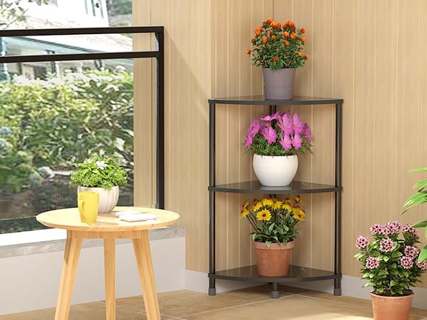 Greatseas Book Small Corner Shelf 3 Tier Display