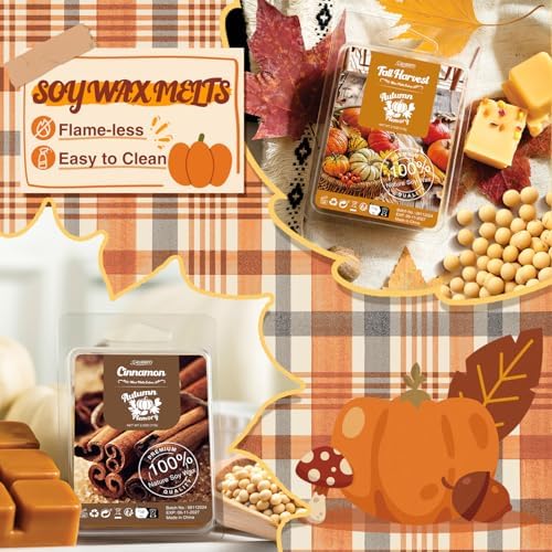 Salubrito Fall Scented Wax Melts Variety Set 8pcs