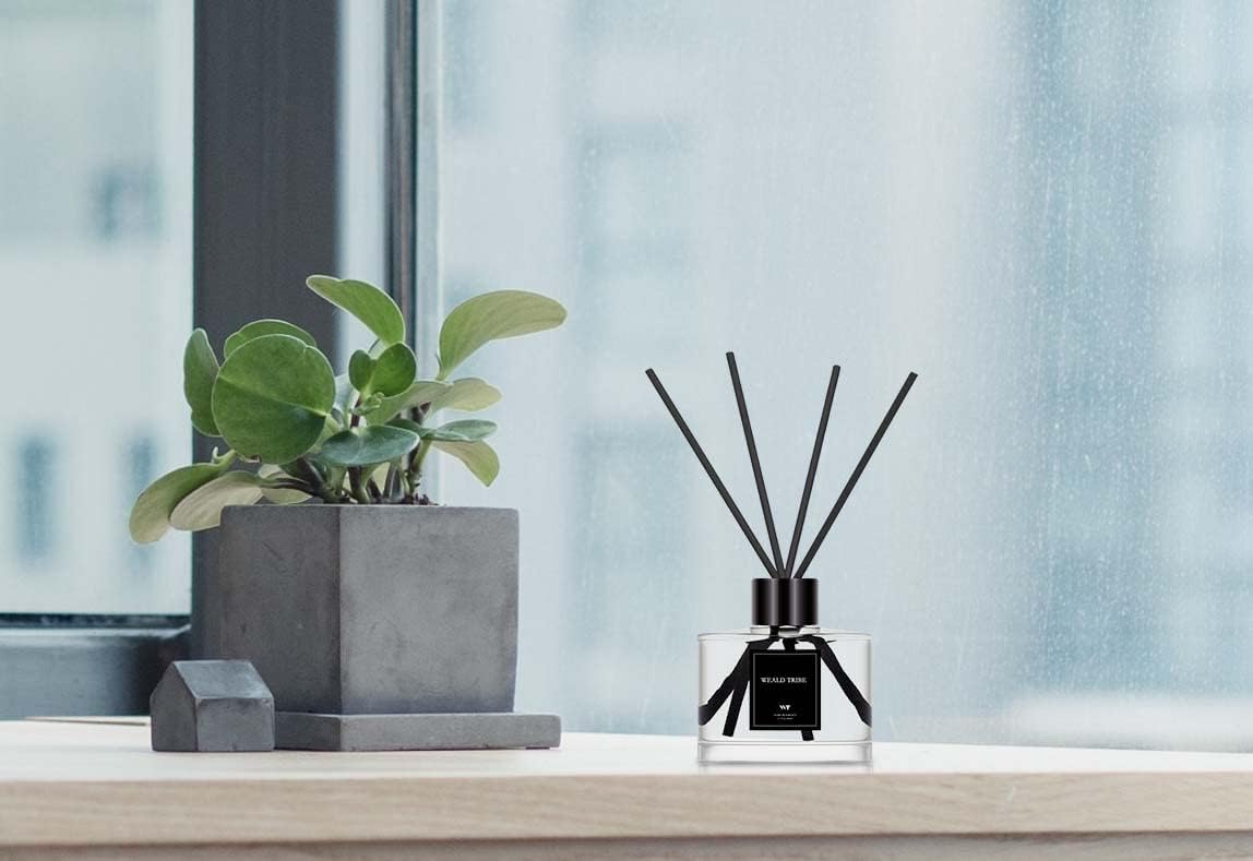 WEALD TRIBE Reed Diffuser Set of 3 for Bathroom Air Fresheners