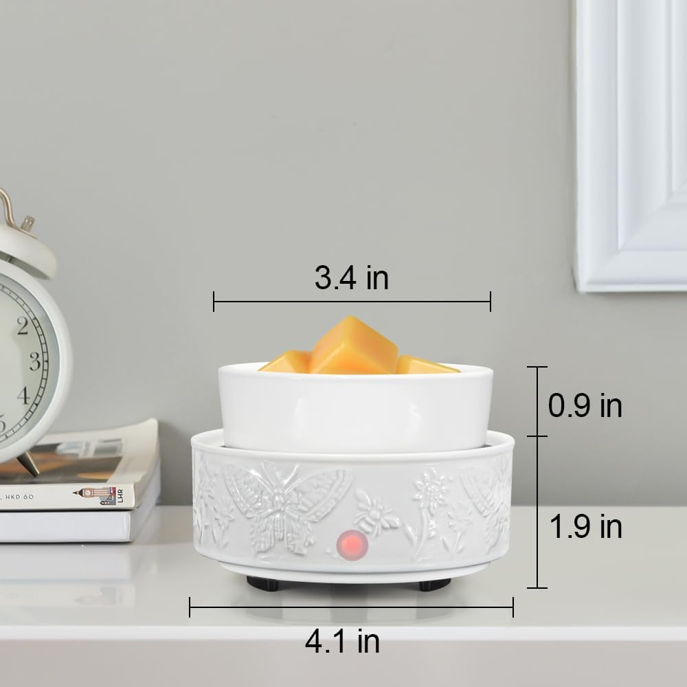 Butterfly Design Electric Candle Warmer for Wax Melts