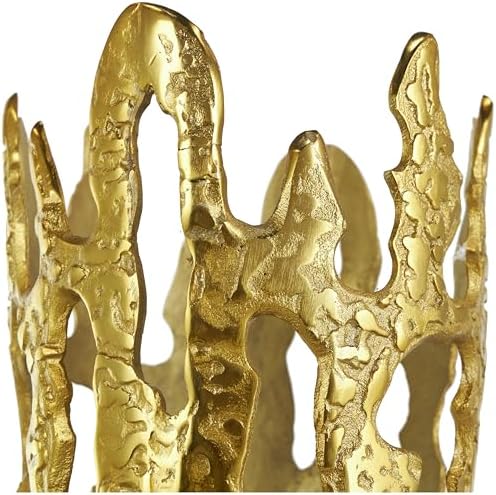 Deco 79 Gold Aluminum Decorative Vase