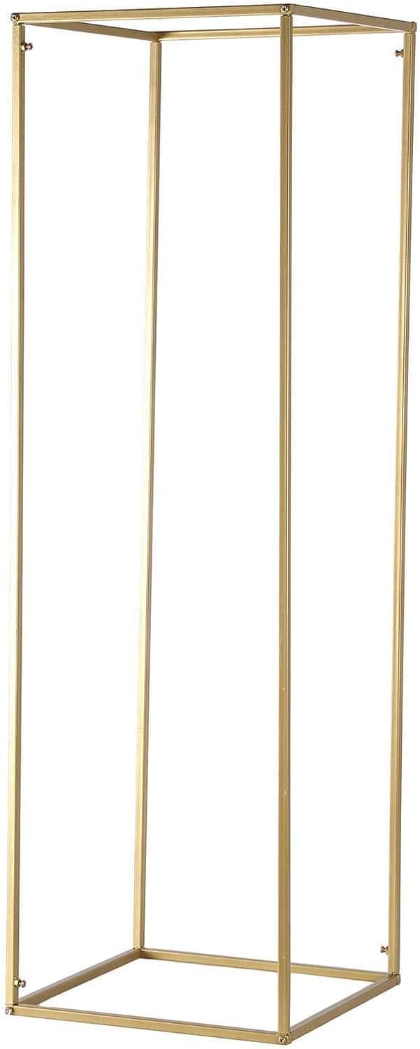 Efavormart 2 Pack 40 Inch Matte Gold Metal Flower Stand