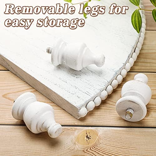 Amyhill Farmhouse Corner Shelf with Detachable Legs