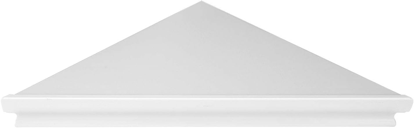 Evron Wall Mount Corner Shelf White 1 Pack