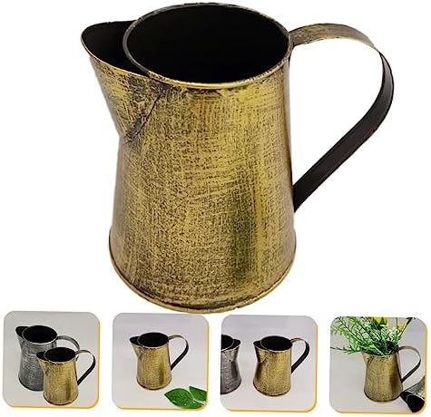 Cabilock Vintage Iron Flower Pot Pitcher Vase