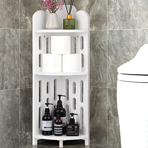 Meangood 3 Tier Bathroom Corner Shelf Stand