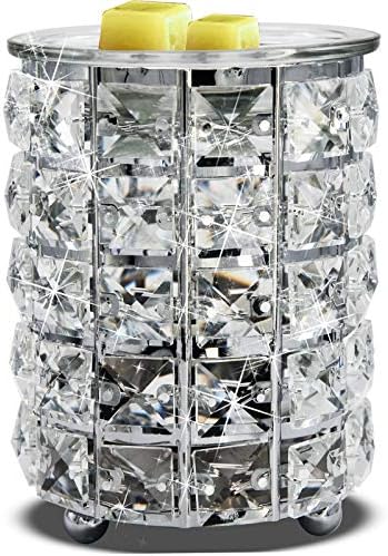 Leyoue Wrought Iron Crystal Wax Melt Warmer Electric Oil Burner