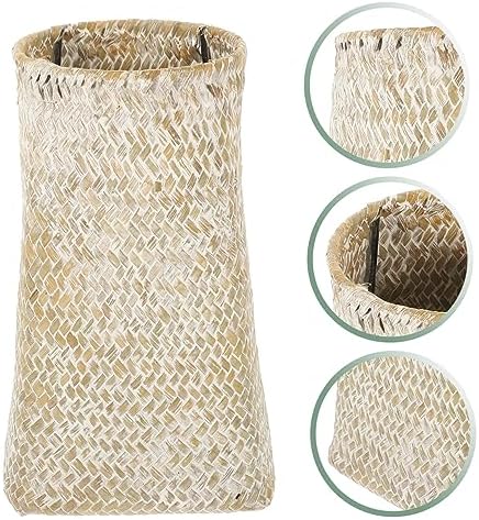 Woven Flower Vase Handmade Seagrass Dried Flower Holder