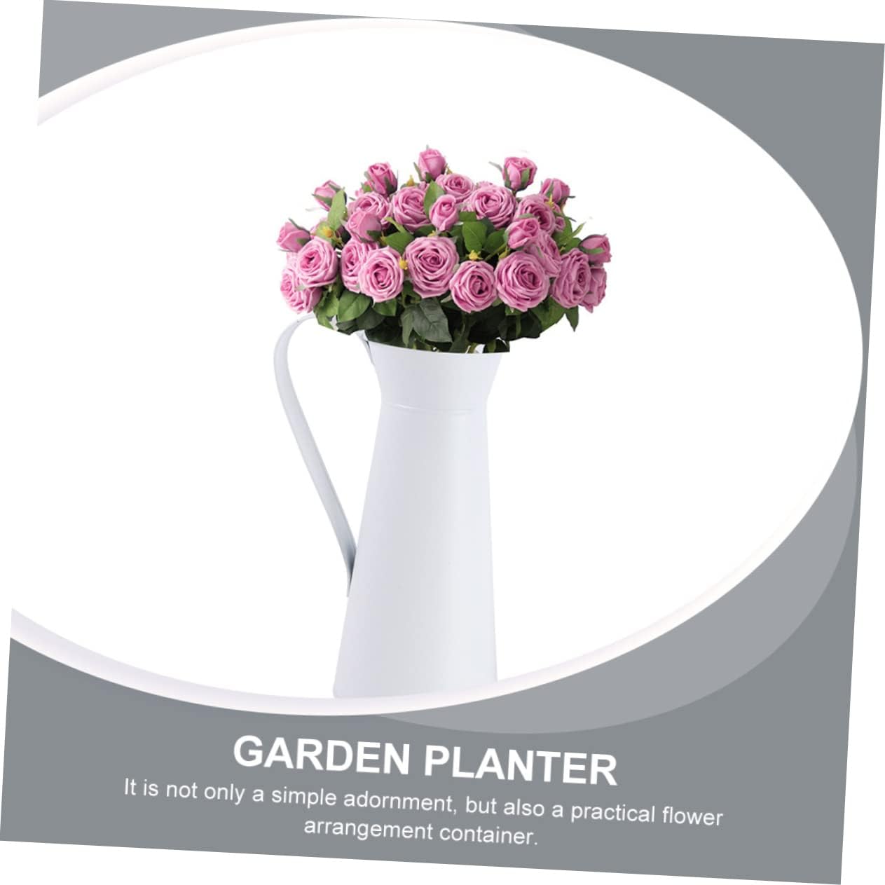 2pcs Iron Flower Vase for Modern Home Decor