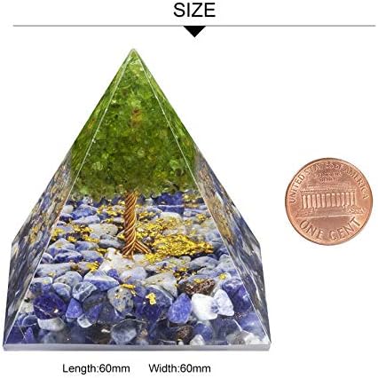 Tumbeelluwa 236in Sodalite Crystal Pyramid Energy Generator