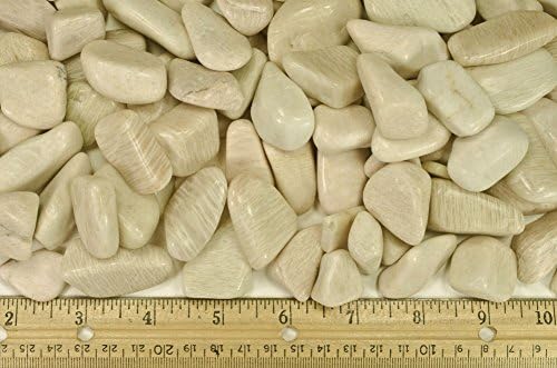 Fantasia Tumbled Feldspar Stones 12 lb Small 075-125 Inch