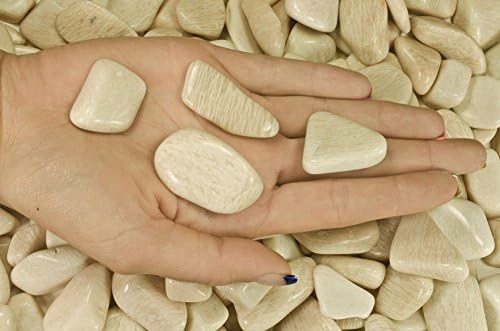 Fantasia Tumbled Feldspar Stones 12 lb Small 075-125 Inch