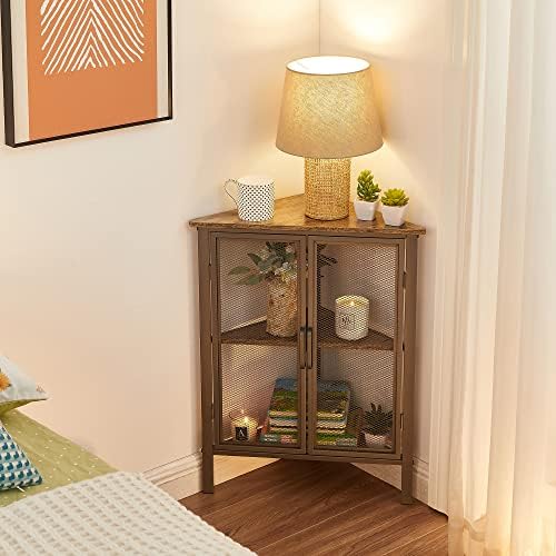 VECELO 3-Tier Corner Shelf Organizer for Small Spaces