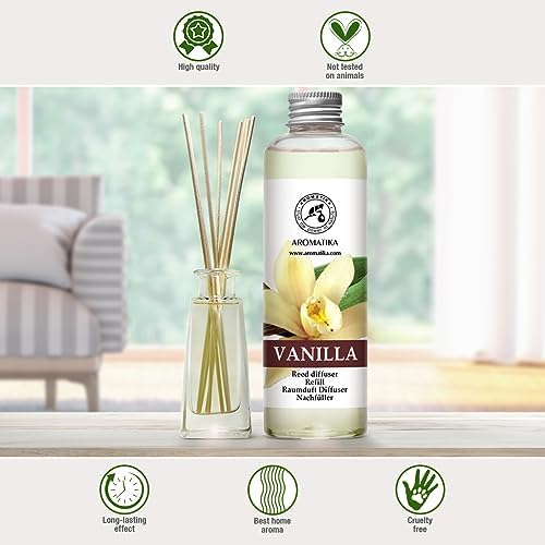 Vanilla Diffuser Refill with Natural Vanilla Essential Oil 68 Fl Oz