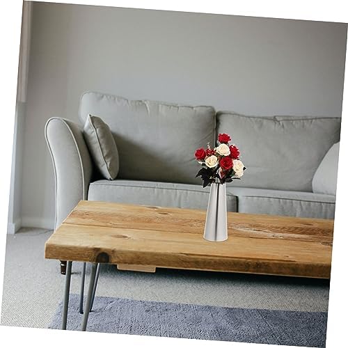 Totority Dried Flower Vase Stainless Steel Modern Decor