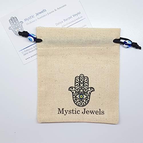 Turkish Evil Eye Blue Glass Charm Hanging Decoration 4cm
