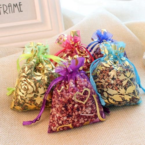 30 Pack Rose Sachet Bags for Home Wardrobe