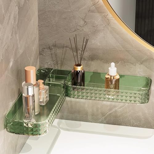 Wall-Mounted Storage Rack for Bathroom and Kitchen