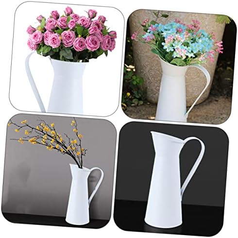 2pcs Simple Iron Vase for Modern Flower Arrangement