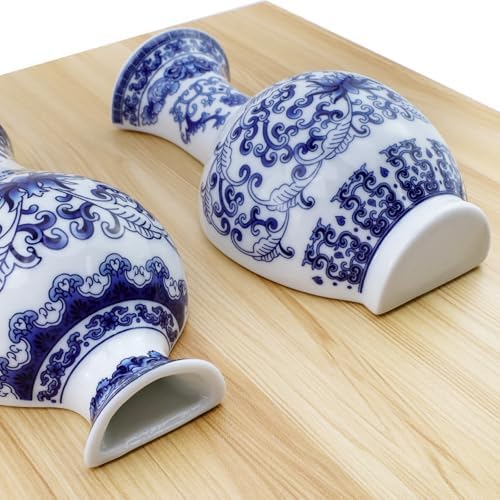 MY MIRONEY 2PCS Ceramic Wall Planter with Celadon Design