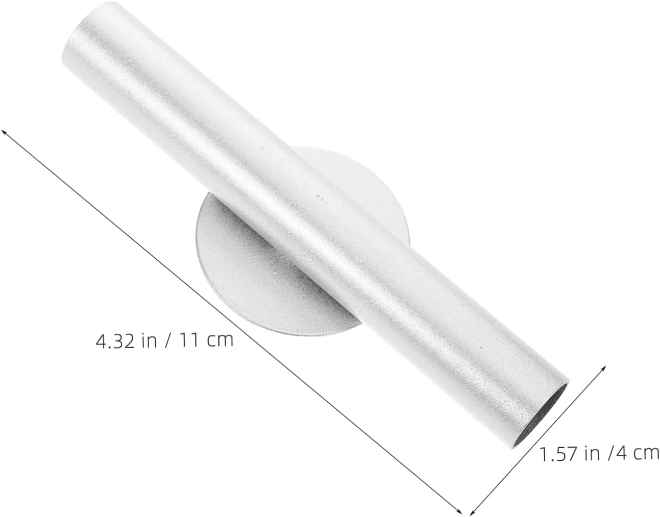 Zerodeko Wall-Mounted Metal Flower Vase Holder No Drilling Required