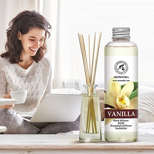 Vanilla Diffuser Refill with Natural Vanilla Essential Oil 68 Fl Oz