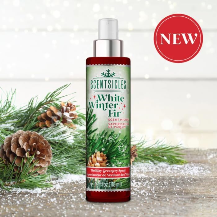 Scentsicles Scent Mister White Winter Fir and Spiced Pine Cones 2 Pack
