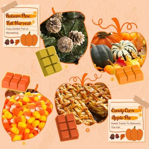 Salubrito Fall Scented Wax Melts Variety Set 8pcs