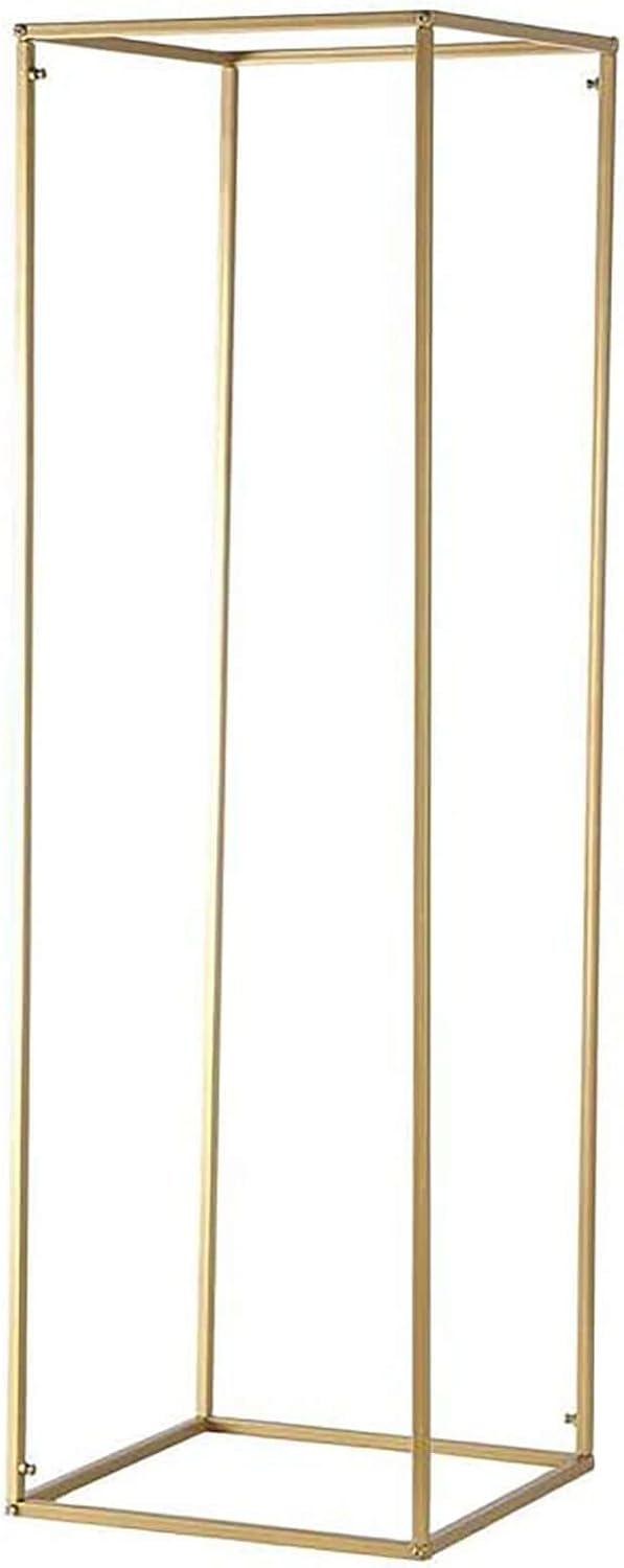 Efavormart 2 Pack 40 Inch Matte Gold Metal Flower Stand