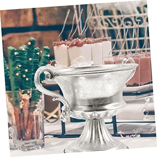 Elegant Silver Urn Vase for Home and Office Decor
