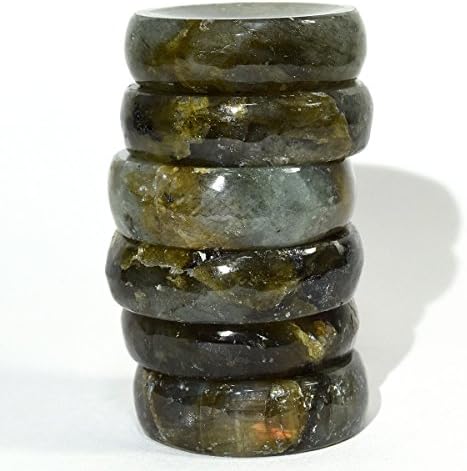 HQRP Labradorite Stand for Sphere Egg Polished Worry Stone