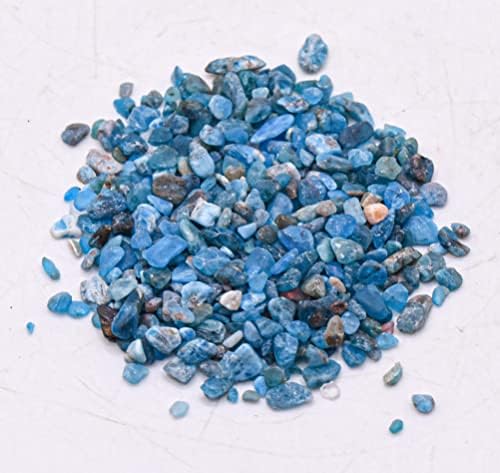 HQRP Blue Apatite Tumble Stones - 1 Bag 100g