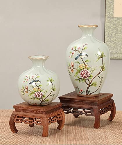 GOLDYWENDY Square Wooden Art Display Stand