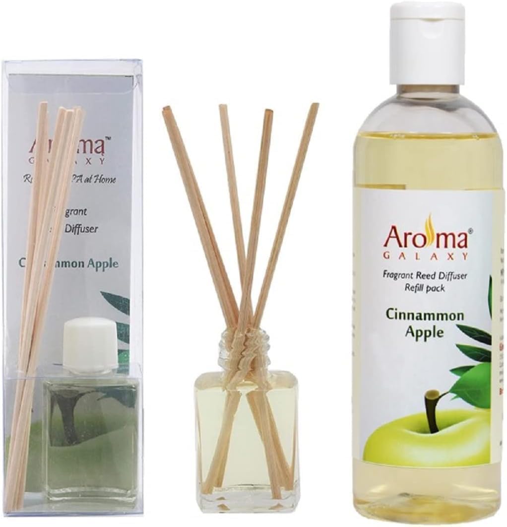 Cinnamon Green Apple Reed Diffuser Set 77 Oz