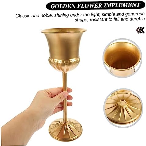 Zerodeko Iron Flowerpot for Wedding Decorations