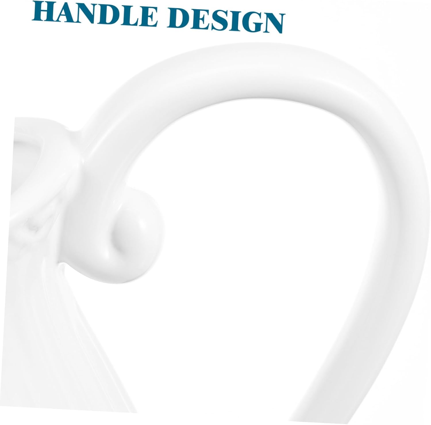HEALLILY 1pc Ceramic Pitcher Vase White Decorative