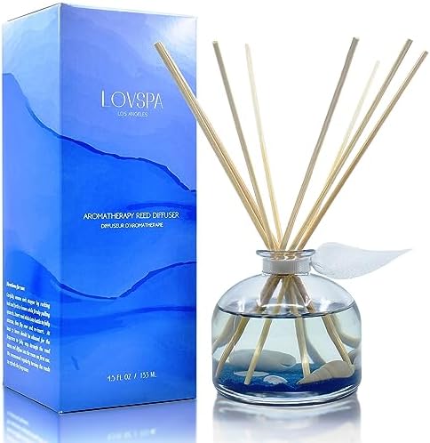 LOVSPA Escape Beach Getaway Reed Diffuser Set