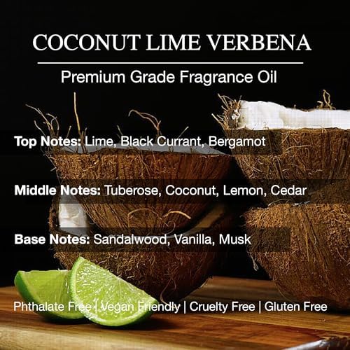 Daniellas Candles Coconut Lime Verbena Reed Diffuser Refill Oil