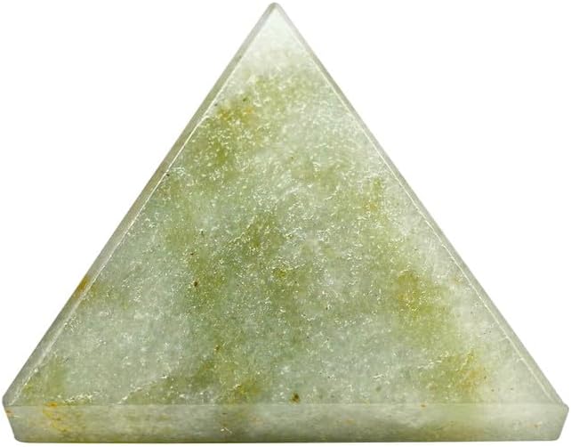 Natural Light Green Aventurine Pyramid Stone 2 Inches 1 Pcs