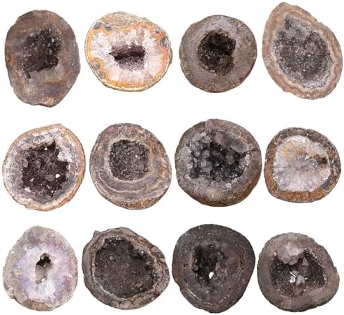 Rockcloud Natural Geode Agate Specimen for Home Decor