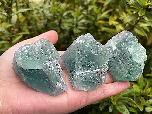 GAF TREASURES Natural Green Fluorite Stone 1 Piece