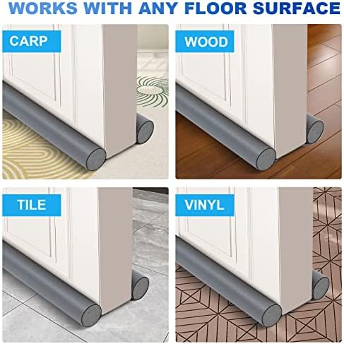 GWSNIO Door Draft Stopper 37 Inch Adjustable Seal 1