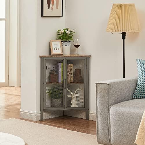 VECELO 3-Tier Corner Shelf Organizer for Small Spaces
