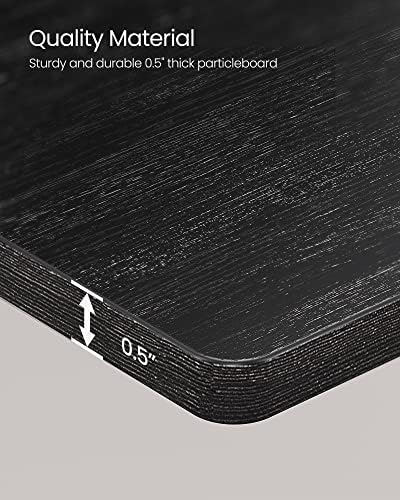 VASAGLE Corner Shelf Wall Mount Set of 2 Black