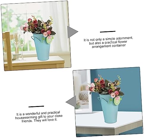 Iron Art Dried Flower Vase for Home Decor